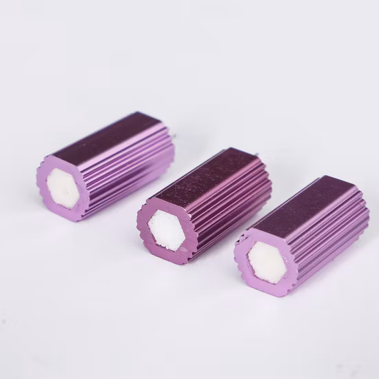 Rx24 25W 50W Résistance de boîtier en aluminium de boîtier d'alimentation en or de petite taille