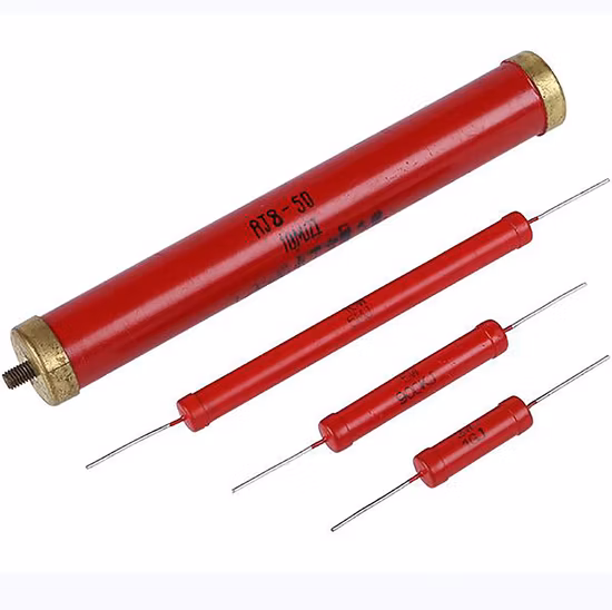 Résistances haute tension cylindriques à couche épaisse